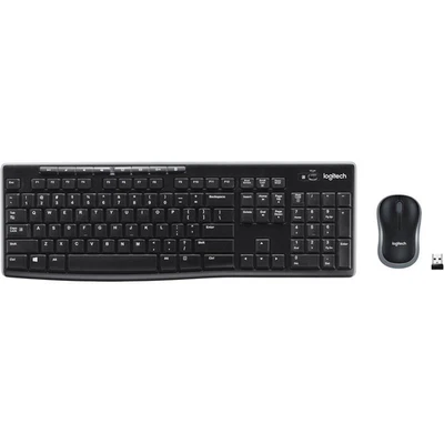 Logitech MK270 Wireless Keyboard and Mouse Combo for Windows, 1 1 Pack, Black - Image 1 of 4