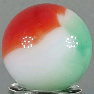 Vintage Vitro All-Red Marble .62 Inches Near-Mint Condition Combined Shipping - Picture 1 of 16
