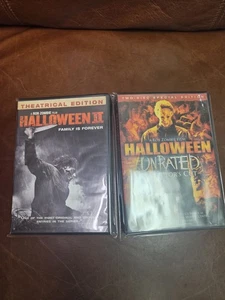Halloween 1 &2 Rob Zombie Horror DVD’s - Picture 1 of 2