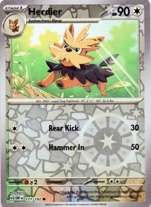 Herdier 171/197 - HOLO INVERSO - SV03: Obsidian Flames - Casi nuevo - Imagen 1 de 2
