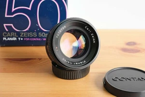 Contax Carl Zeiss Planar 50mm f/1.4 MMJ Lens - Mint & Boxed - Picture 1 of 7