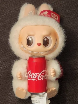 POPMART NO BOX/TAG The Monsters Labubu Coca Cola Plush Happy Factor Authentic - Image 1 of 4