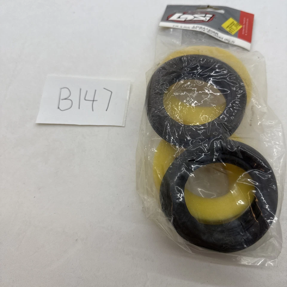 Losi 3-Rib BK Pre-Scrubbed 2WD Front Buggy Tires (Red) (2) LOSA7206R - Image 1 of 1