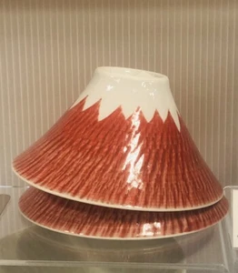 Fuji Mountain Tea Bowl Japanese Rice Bowl - Picture 1 of 1
