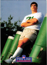 1991 Pro Line Portraits #NNO Bill Pickel  Excellent  Auto  Football