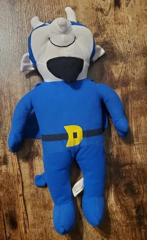 NCAA Large 18"  Duke Toy Factory Blue Devils Mascot Plush Stuffed Vintage 1995 Cover
