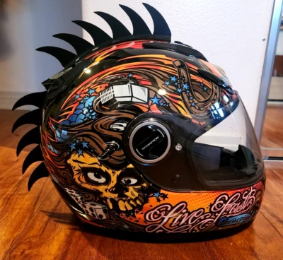 Scorpion EXO-750 Helmet - Live Fast, with Spines - Image 1 of 4