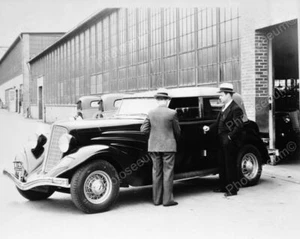 Convertible Inspección Automática Años 30 8x10 Reimpresión De Foto Antigua - Imagen 1 de 1