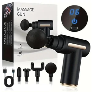 Massage Gun Deep Percussion Massager Muscle Vibration Relaxing Therapy Tissue GB - Picture 1 of 16