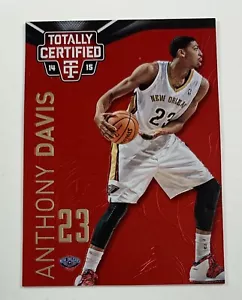 2014 Panini vollständig zertifiziert #37 Anthony Davis rot parallel 238/279 Karte CKP - Bild 1 von 2