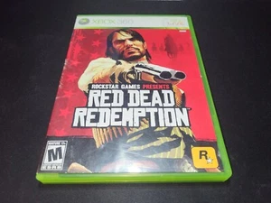 Red Dead Redemption 1 Microsoft Xbox 360 LN PERFECT disc cond COMPLETE w map! - Picture 1 of 5