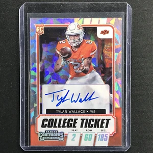 2021 Contenders Draft Picks Tylan Wallace College Ticket Auto Cracked Ice 10/23 - Picture 1 of 1