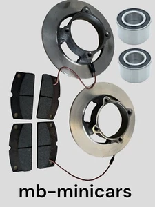 Aixam 1997-2010 2x Bremsscheibe 170mm + Beläge  + 2x Radlager Komplett als Set - Bild 1 von 2