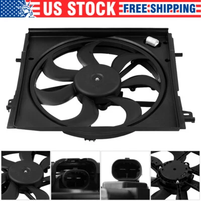Conjunto de ventilador de refrigeración del radiador para Nissan Rogue Sport 2,0 L 2017 2018 2019-2021 Foto 1 de 4