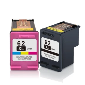 2PK 62 XL 62XL Ink Cartridges for HP 5660 7645 7640 5642 5643 5640 250 5740 5746 - Picture 1 of 10