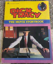DICK TRACY - The Movie Story Book 1990 Golden Book
