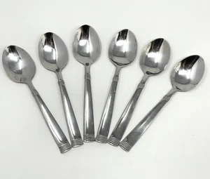 Wallace Napoli glänzend Teelöffel 6 1/8" Edelstahl Besteck 6er Set - Bild 1 von 6