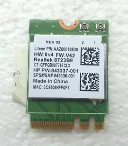 Genuine HP Pavilion 17-X 17-Y Wifi Wireless BT Board Card 792202-001 TESTED - Picture 1 of 1