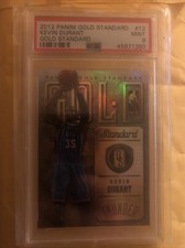 2012 panini gold standard #12 Kevin Durant psa 9  123/199