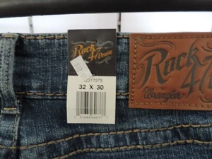 Wrangler Rock 47 Denim Jeans 32X30 schmaler Stiefel - Bild 1 von 6