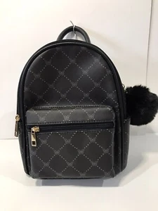 crossi new york mini back pack Black faux leather - Picture 1 of 3