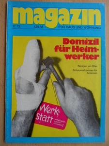 MAGAZIN FÜR HAUS UND WOHNUNG 11 - 1973 Werkstatt für Heimwerker Innenausbau EBM - Picture 1 of 1