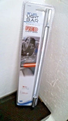 Custom Accessories 23903 Red 15" LED Light Bar,  FREE SHIPPING Foto 1 de 4