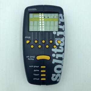 Radica Solitaire Handheld Electronic Game 1998 Blue