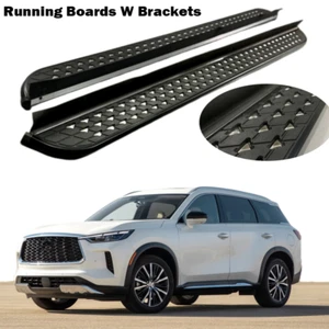 Fits For Infiniti QX60 2021-2025 Running Boards Side Steps Pedal Nerf Bars - Picture 1 of 9