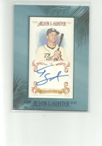 2015 TOPPS ALLEN AND GINTER FRAMED MINI AUTOGRAPHS #AGACSP CORY SPANGENBERG - Picture 1 of 2