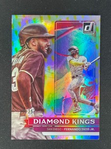 Fernando Tatis Jr - 2022 Donruss Diamond Kings #28 - VOLTAGE Parallel SP SN /25