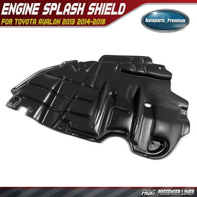 Protector contra salpicaduras de motor delantero derecho inferior para Toyota Avalon 2013-2018 plástico Foto 1 de 4