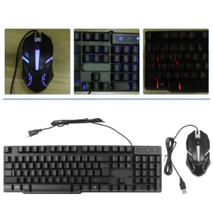 Tastatur- -Set Kabelgebundene Computertastatur Computer-Tastatur- - Afbeelding 1 van 12