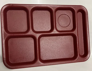 Cambro 6 Fach Cafeteria Tablett Camping, Schule & Kindertagesstätte Lunchtablett. - Bild 1 von 5