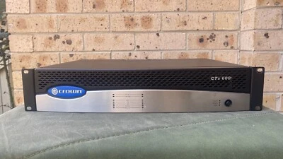 Crown CTS 600 2-Channel 300W Power Amplifier w/ BBY PIP 2 Module - image 1 of 4