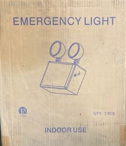 Tcp Emergency Light Indoor 2 Pack New Old Stock