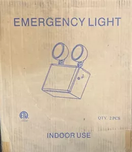 Tcp Emergency Light Indoor 2 Pack New Old Stock - Picture 1 of 2