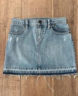 Falda Vintage Y2K Gap Niños Niñas Talla 12 Mini Denim Azul Cintura Ajustable Foto 1 de 4