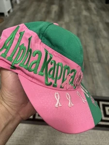 Alpha Kappa Alpha AKA 1908 SnapBack Cap Hat + Pins Buttons - Picture 1 of 14