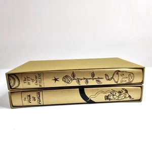 Folio Society Gold 2 Books The Pick of the Punch & The Wit of Oscar Wilde - Picture 1 of 24