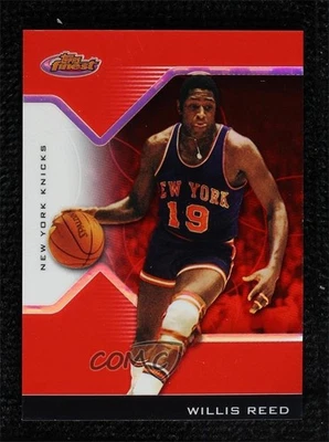 2004-05 Topps Finest Red Refractor 140/149 Willis Reed #148 HOF - Image 1 of 3
