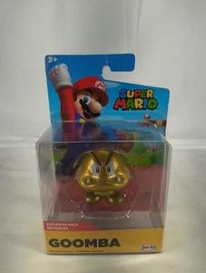 Jakks Pacific Super Mario Exclusive Gold Goomba 2,5" Figur (2) - Bild 1 von 6