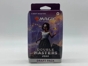 NUOVO Magic The Gathering Draft Pack Booster 3 Pack Box Double Masters 2022 - Foto 1 di 2
