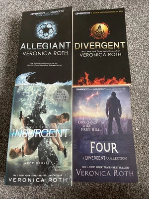 Veronica Roth Books Bundle x 4 Divergent Insurgent Allegiant Four Collection C4 - Image 1 of 4