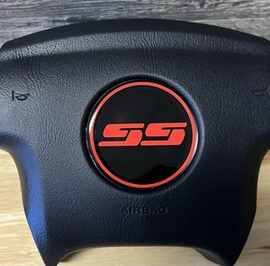 Red Silverado SS Steering wheel emblem - Picture 1 of 3