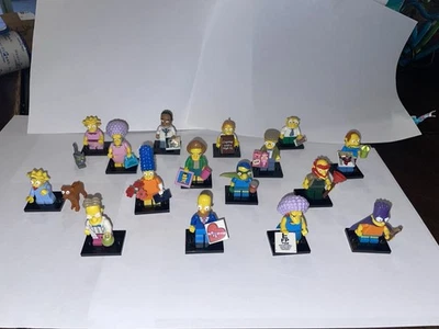 Simpsons Lego Mini Figures Complete Set Series 2 - Image 1 of 4