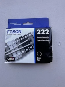 Cartucho de tinta negra estándar Epson - 222 - nuevo sellado - Imagen 1 de 2