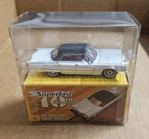Matchbox Superfast 40th Anniversary #4 69 Cadillac Sedan Deville White - Picture 1 of 4