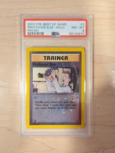 2003 PM Best of Game Professor ELM Holo PSA 8 - Bild 1 von 2