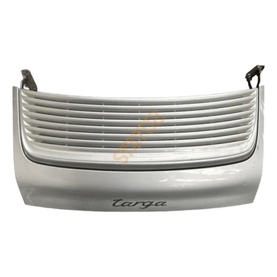 Porsche 911 996 Targa Rear Engine Lid Complete Rear Spoiler Silver 996 - Image 1 of 4